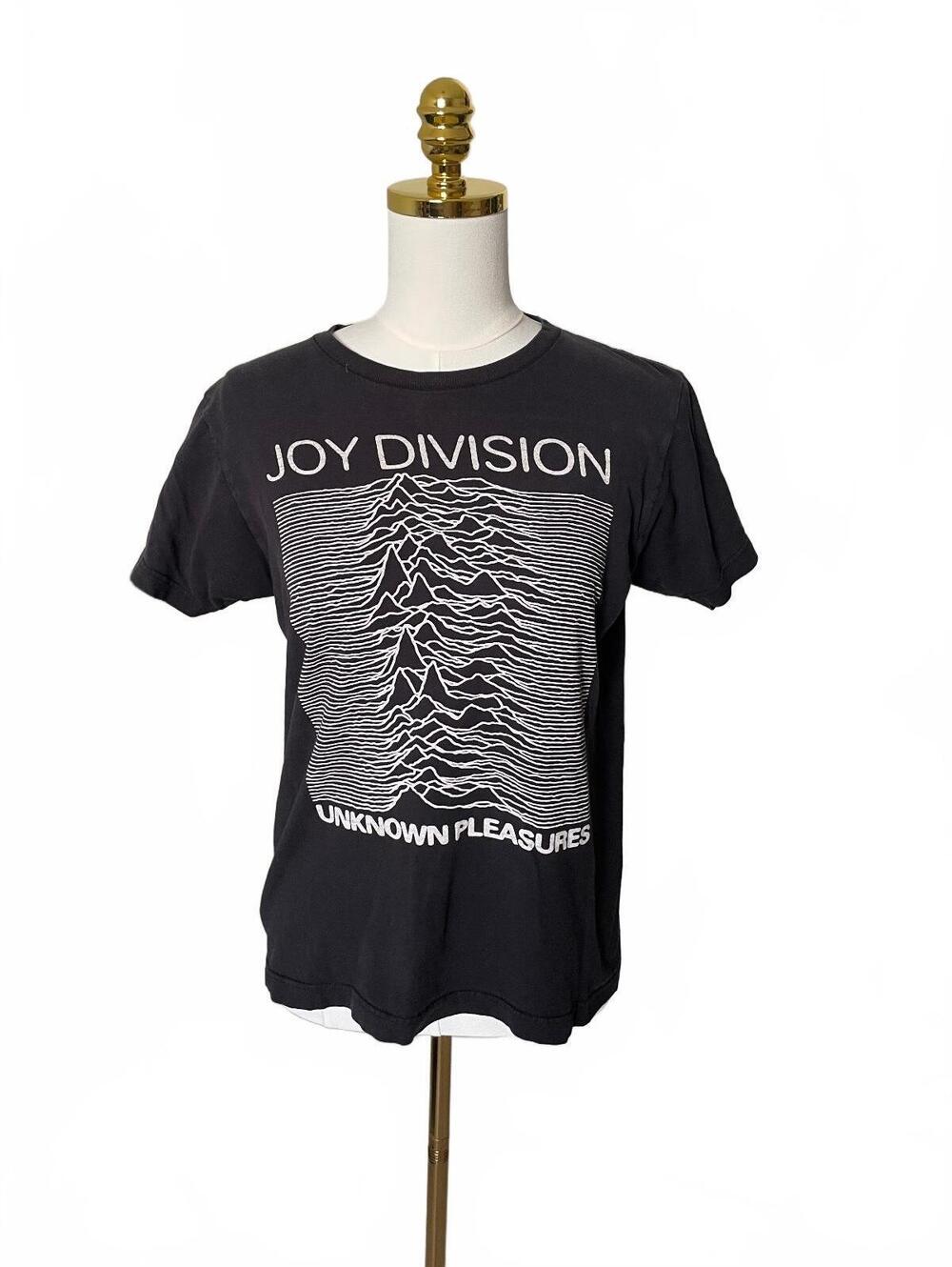 Joy Division Unknown Pleasures black graphic T shirt
